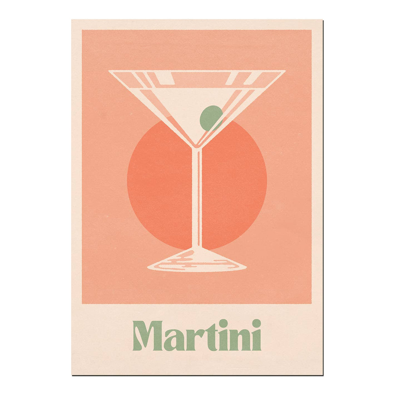 Cai & Jo - Martini Print (8.25" x 11.75")