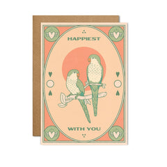Cai & Jo - Happiest With You Greeting Card