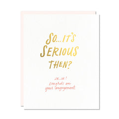 Odd Daughter - So... It's Seroius Then Greeting Card