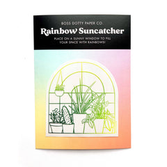 Boss Dotty - Plants in a Window Suncatcher Sticker