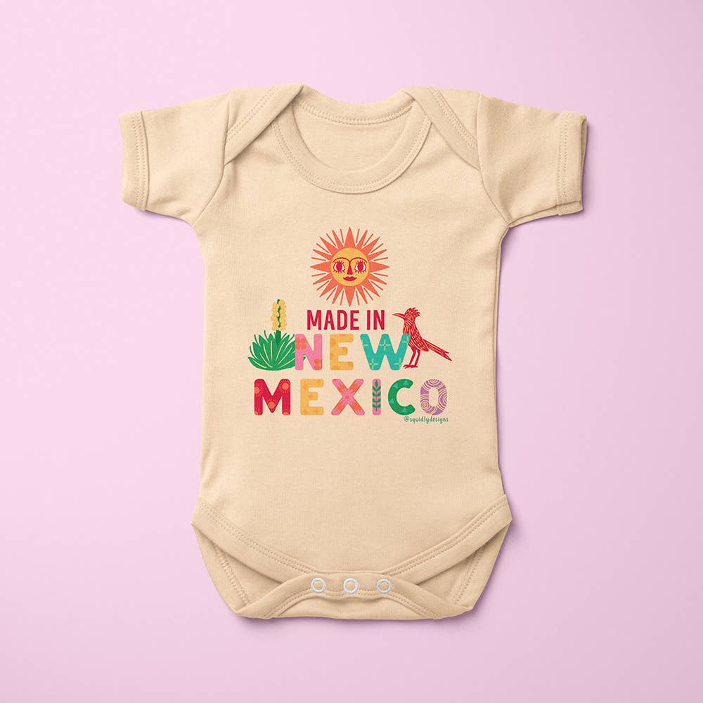 Squidly - Made in New Mexico Onesie (6-12 months)