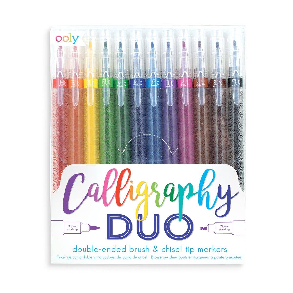 Ooly - Calligraphy Duo Double-Ended Chisel Tip Markers (12-pack)