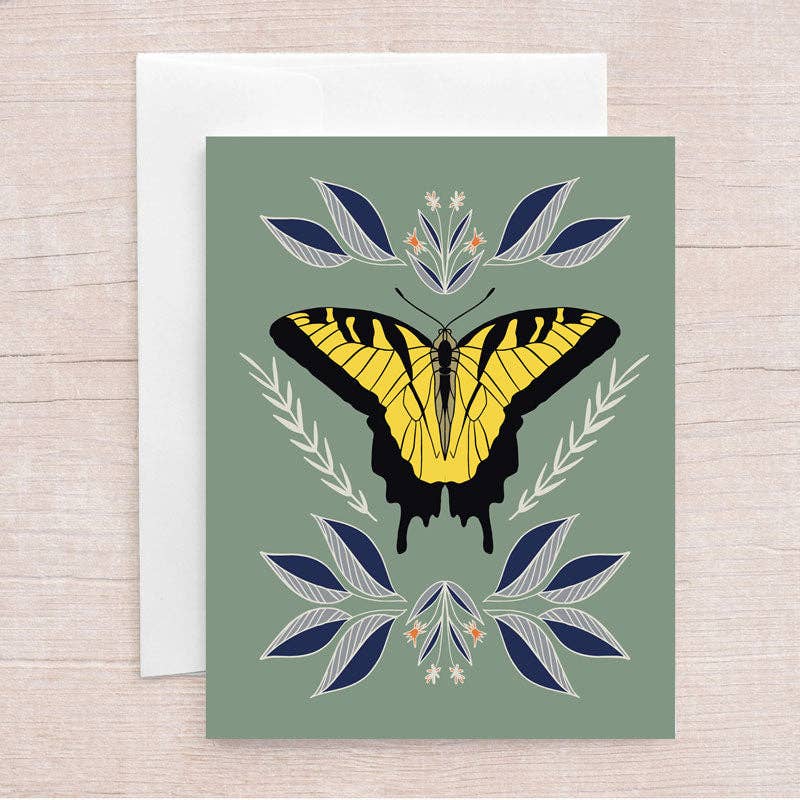 Jen Fox - Butterfly Greeting Card