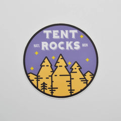 Metal - Tent Rocks Sticker