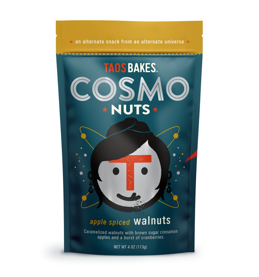 Taos Bakes - Cosmo Nuts Apple Spiced Walnuts (4 oz)
