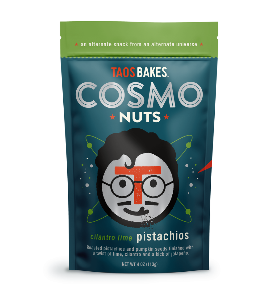 Taos Bakes - Cosmo Nuts Chile Lime Pistachios (4 oz)