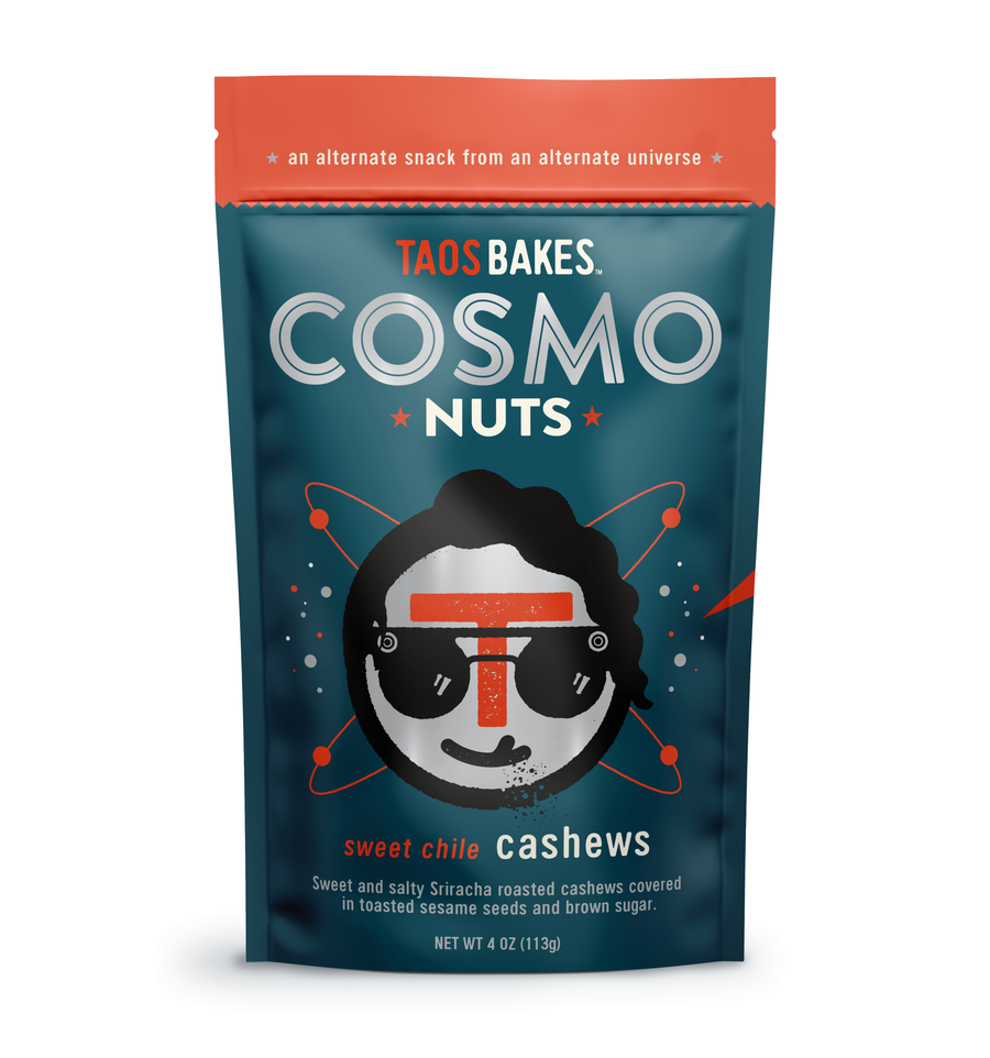 Taos Bakes - Cosmo Nuts Sweet Chile Cashews (4 oz)