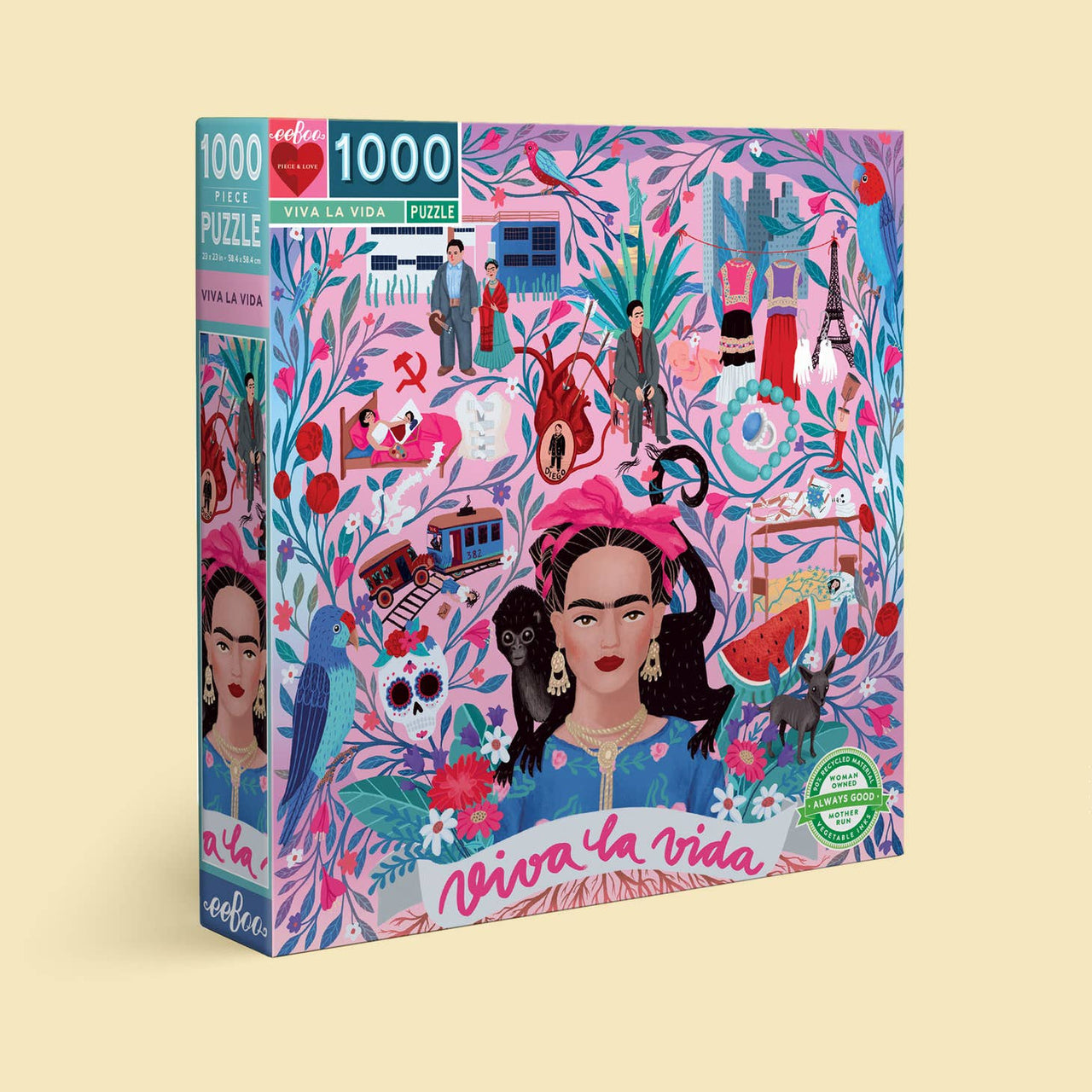 Eeboo - Viva la Vida 1000-Piece Puzzle