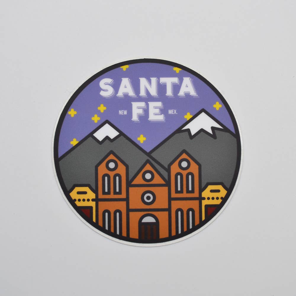 Metal - Santa Fe Sticker