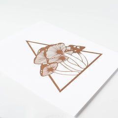 Bird Mafia - Mushroom Triangle Print (8" x 10")