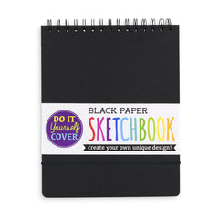 Ooly - D.I.Y. Cover Sketchbook - Black Paper (Large)
