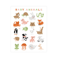 Worthwhile - Baby Animals Print (11" x 14")