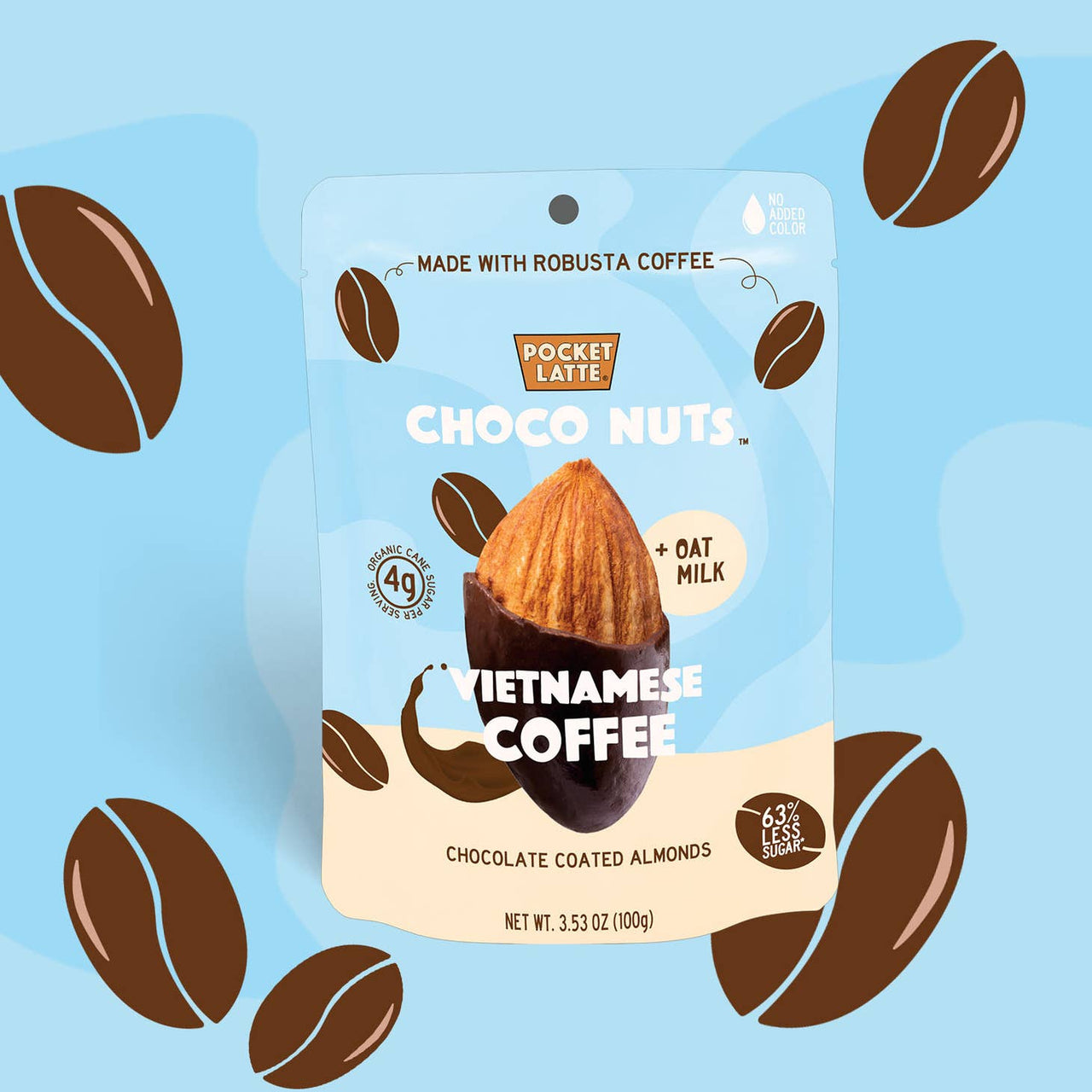Pocket Chocolates - Vietnamese Coffee Choco Nuts (3.53 oz)