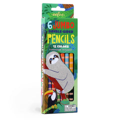 Eeboo - Jumbo Double-Sided Pencils (6-pack)