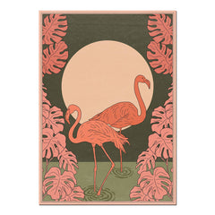 Cai & Jo - Flamingos Print (8.25" x 11.75")