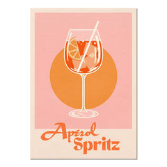 Cai & Jo - Aperol Spritz Print (8.25" x 11.75")