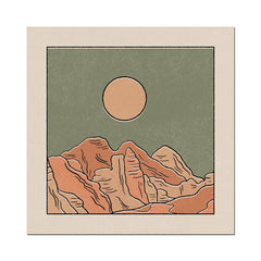 Cai & Jo - Rocky Mountains Print (12" x 12")