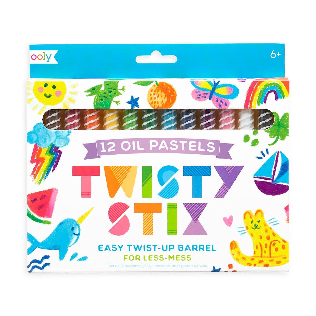 Ooly - Twisty Stix Oil Pastels (12-pack)