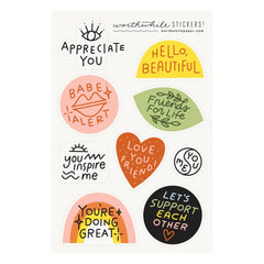 Worthwhile - Appreciate You Sticker Sheet