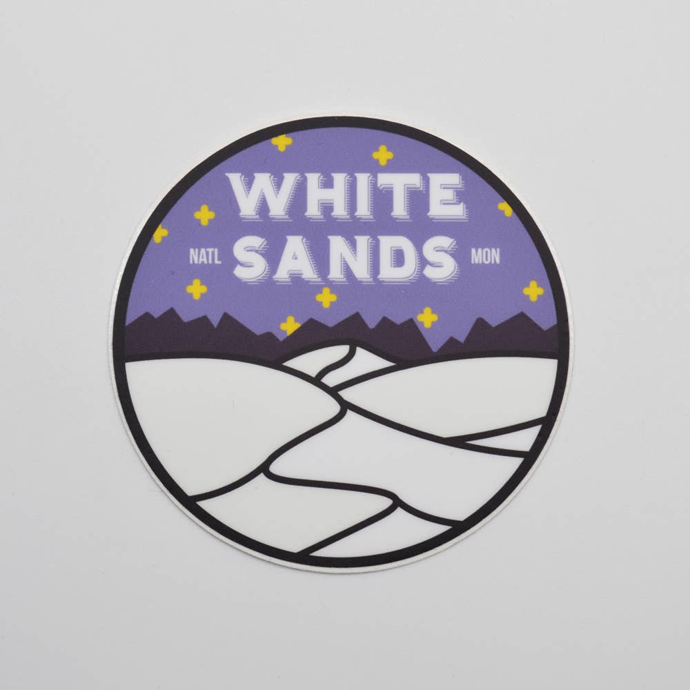 Metal - White Sands Sticker
