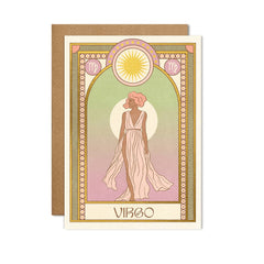 Cai & Jo - Fancy Virgo Zodiac Greeting Card