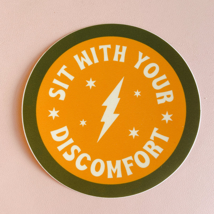 Allison Jones Hunt - Sit With Your Discomfort Sticker
