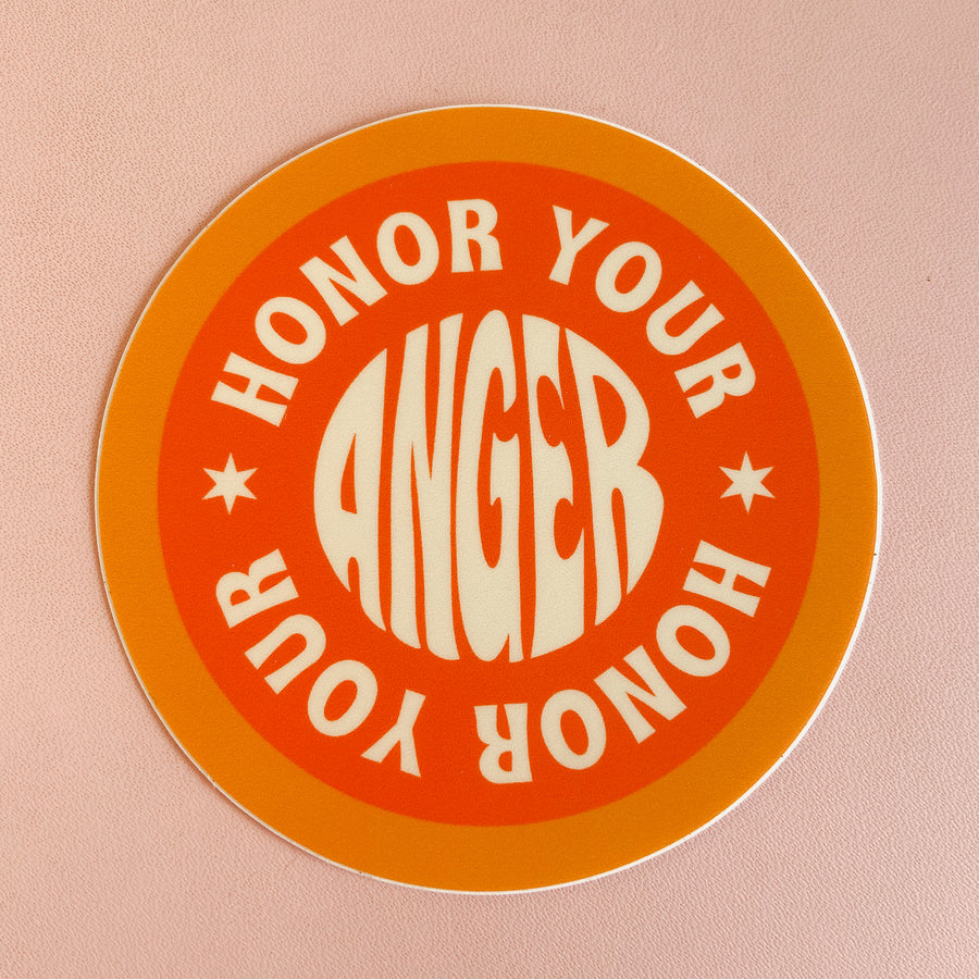 Allison Jones Hunt - Honor Your Anger Sticker