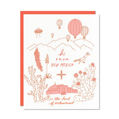 Odd Daughter - Hi From New Mexico Greeting Card