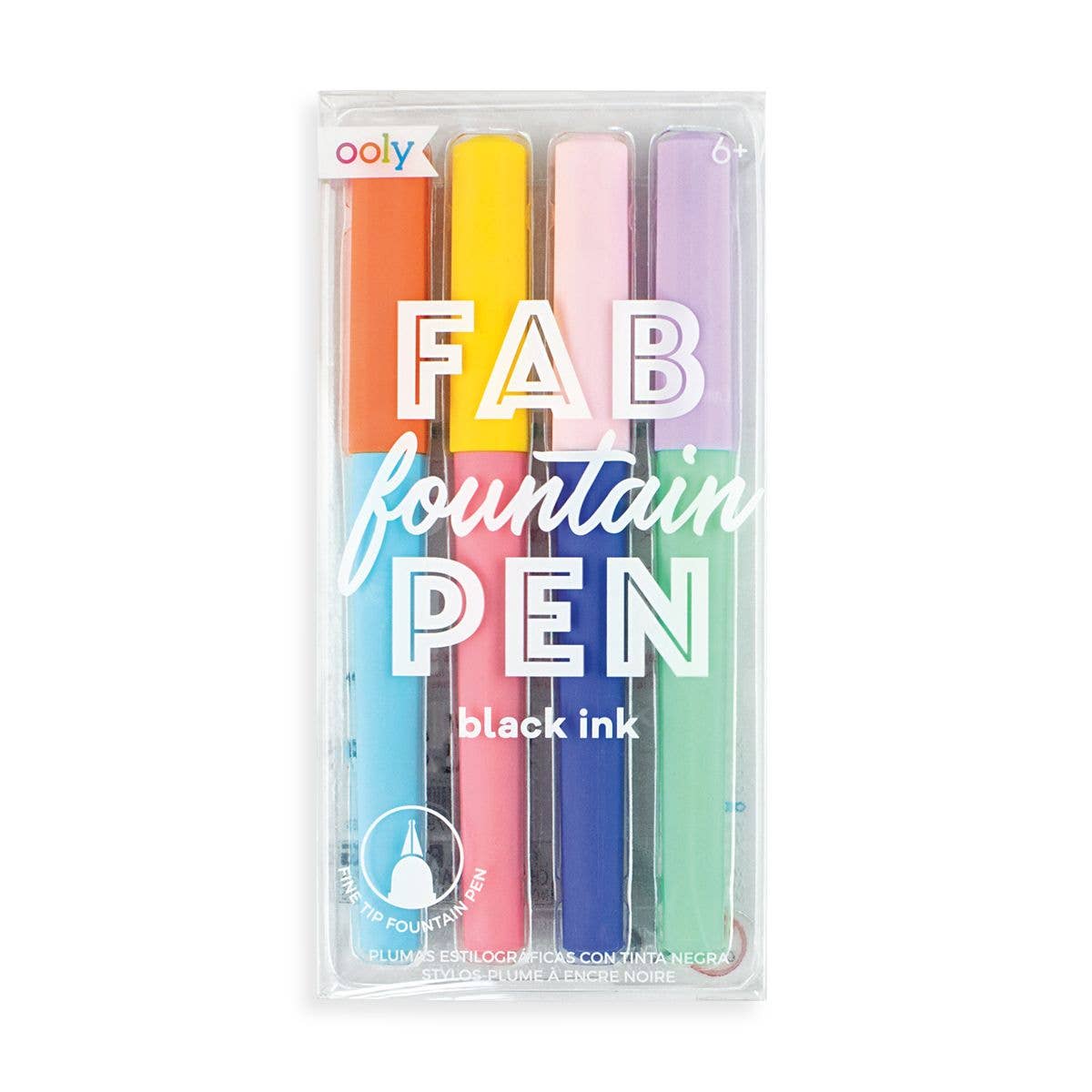 Ooly - Fab Fountain Pens (4-pack)