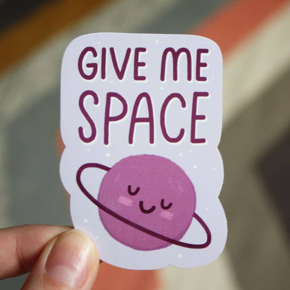 Free Period - Give Me Space Sticker