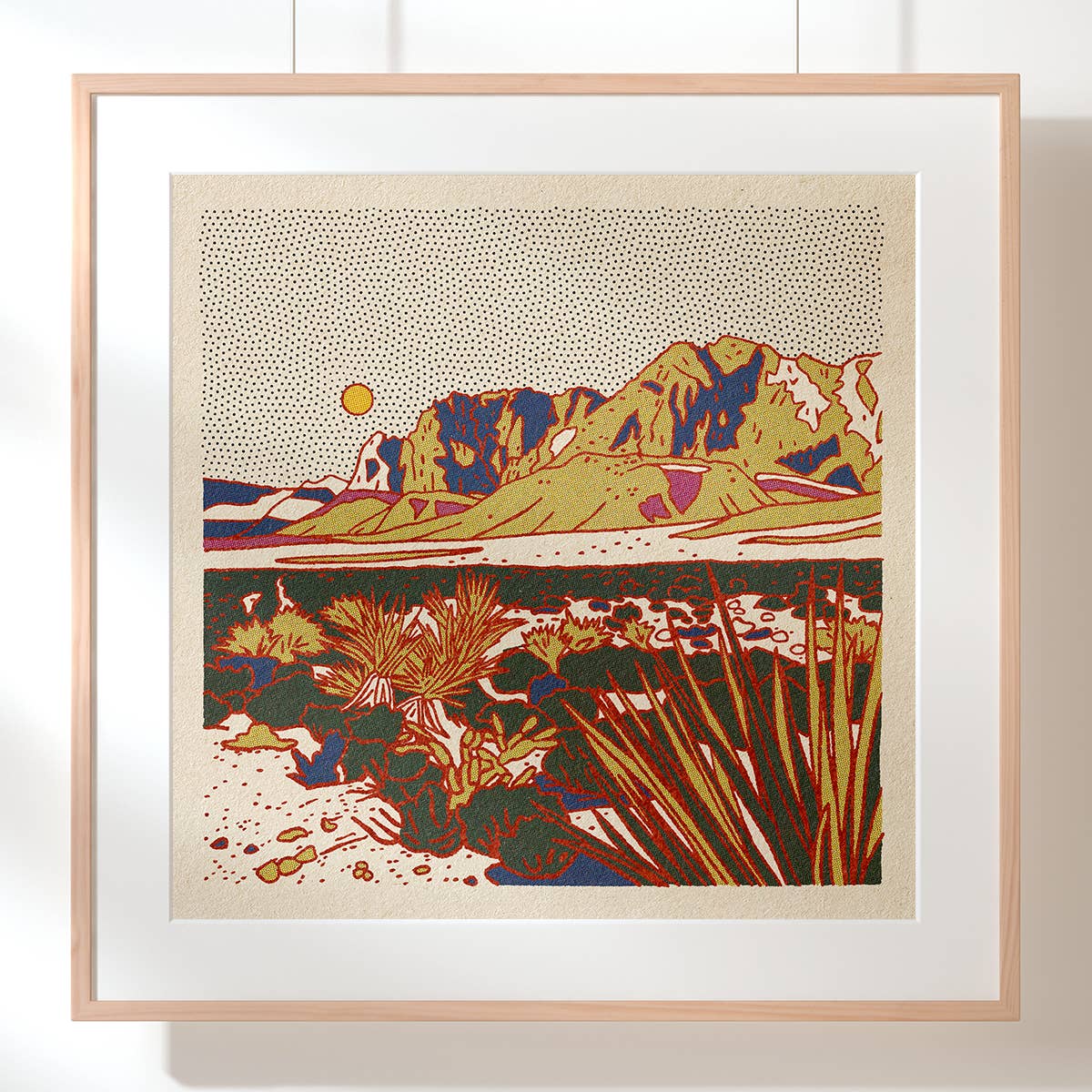 Caroline Clark - Desert Mountain #6 Print (12" x 12")