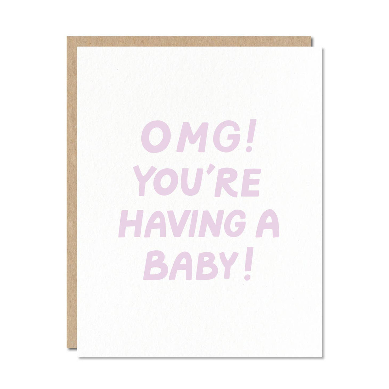 Odd Daughter - OMG Having a Baby Greeting Card