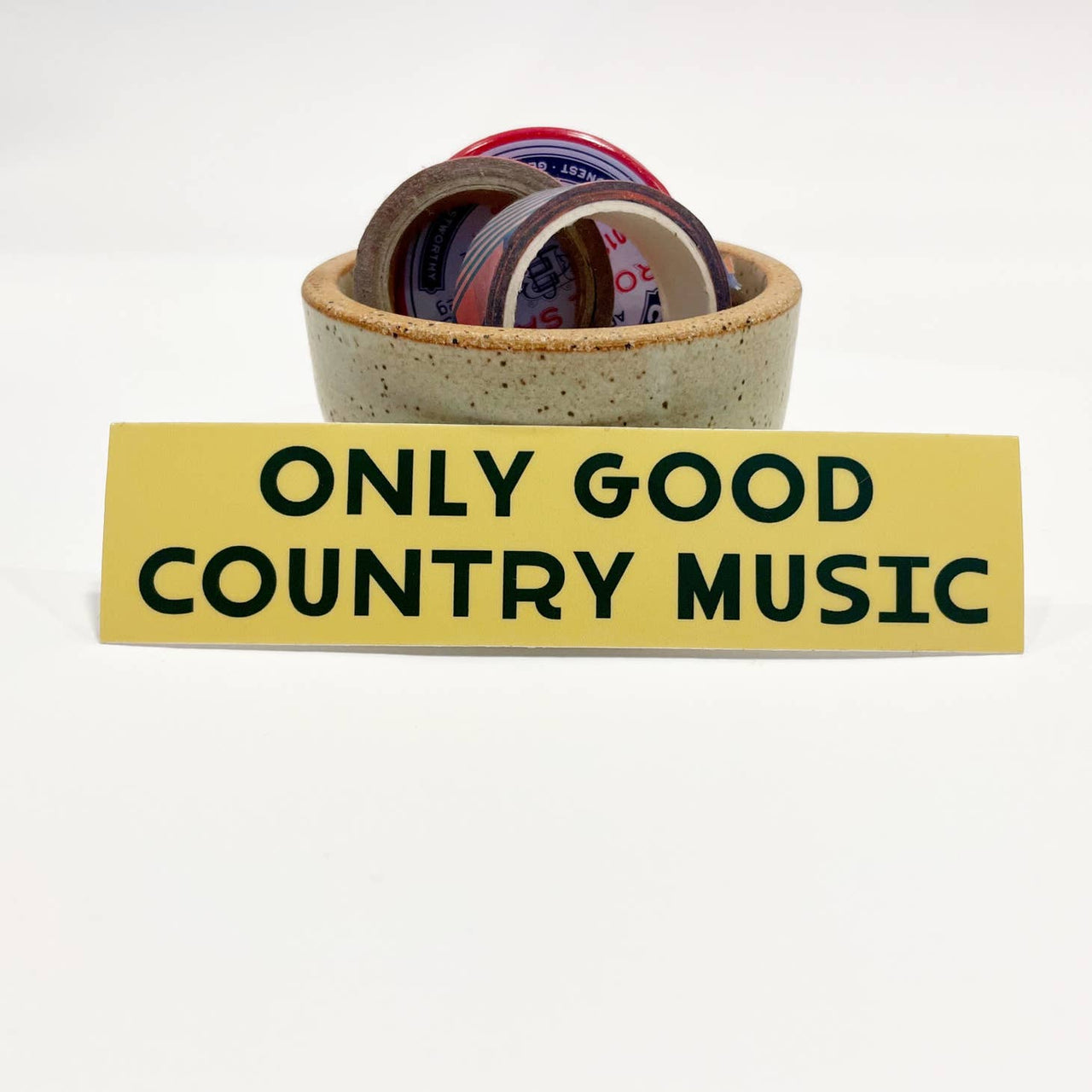 Caroline Clark - Only Good Country Music Sticker