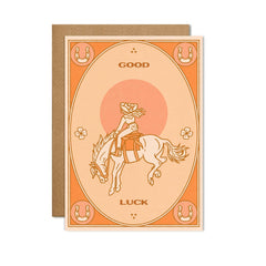 Cai & Jo - Good Luck Horse Greeting Card