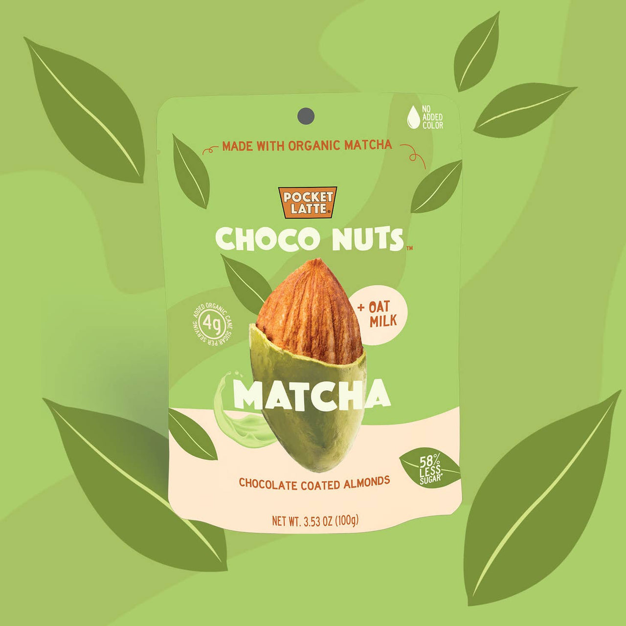 Pocket Chocolates - Matcha Choco Nuts (3.53 oz)