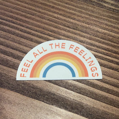 Allison Jones Hunt - Feel All the Feelings Sticker - Cream