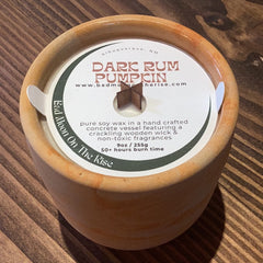 Bad Moon - Dark Rum Pumpkin Candle(9 oz)