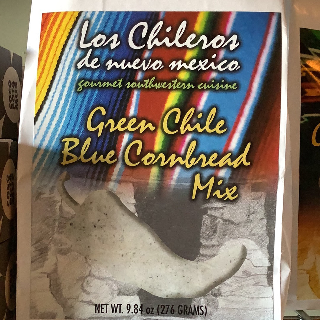 Los Chileros - Green Chile Blue Cornbread Mix (9.84 oz)