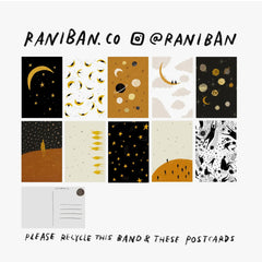 Rani Ban - Postcard Pack - Outer Space