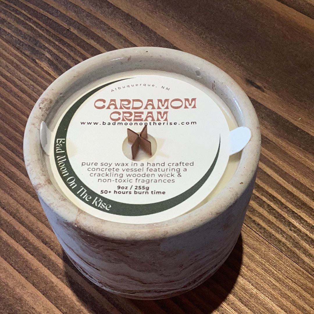 Bad Moon - Cardamom Cream Candle (9 oz)
