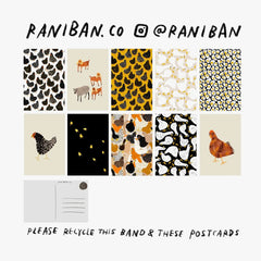Rani Ban - Postcard Pack - Farm