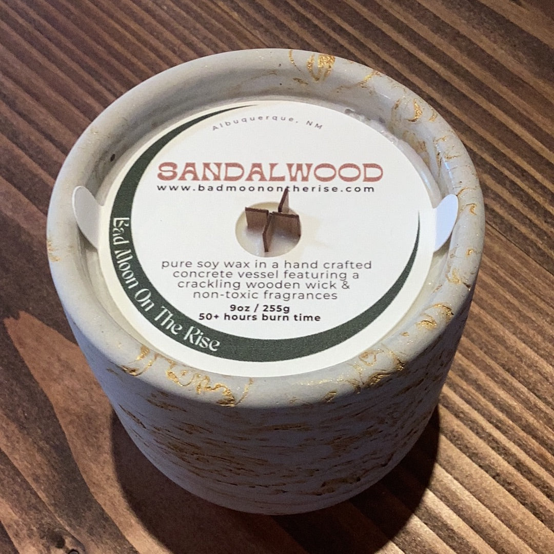 Bad Moon - Sandalwood Candle (9 oz)