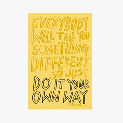Rani Ban Co. - Sticker - Do it your own way
